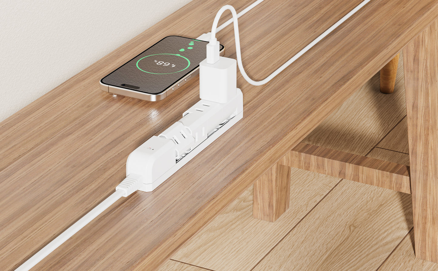電源タップ 180°回転挿口 4個AC口 延長コード 1m 雷ガード usb コンセント タップ oaタップ たこあしコンセント テーブルタップ マルチタップ おしゃれ 壁掛け 絶縁プラグ
