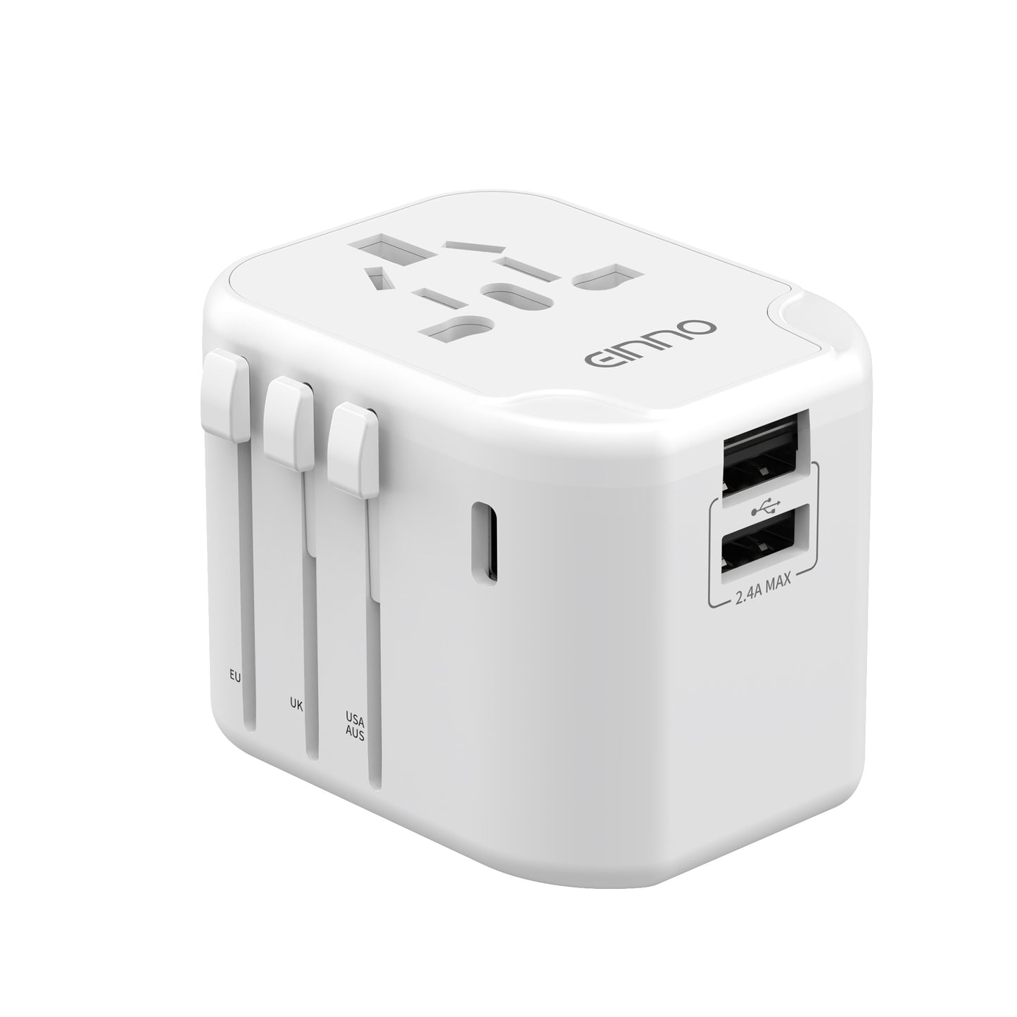 正規品 海外 変換プラグ マルチ変換プラグ 全世界対応 aタイプ oタイプ cタイプ bfタイプ USB2ポート付 type-c 1ポート付き 電源プラグ スマホ iPhone 充電 コンセント 世界150ヵ国以上対応