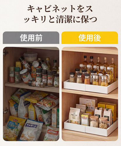 伸縮スライドボックス 伸縮スライドボックス 伸縮スライドボックス シンク下収納 スライドラック キッチン収納引き出し スライドレール付き 伸縮式収納バスケット 穴開け不要 スライドトレー 幅調整 シンクした収納 キッチンラック 台所 洗面台下 キッチン下収納棚